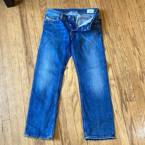 Diesel Viker Men 31x30 Straight Leg Wash Distress 008AT
